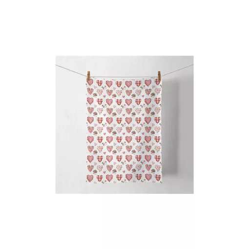 Lovely Hearts konyharuha 50x70cm, 100% pamut – Ambiente