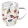 Butterfly garden white duplafalú borosilicate üvegbögre 0,35L – Ambiente