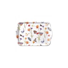   Butterfly garden white műanyag kistálca 13x21cm – Ambiente