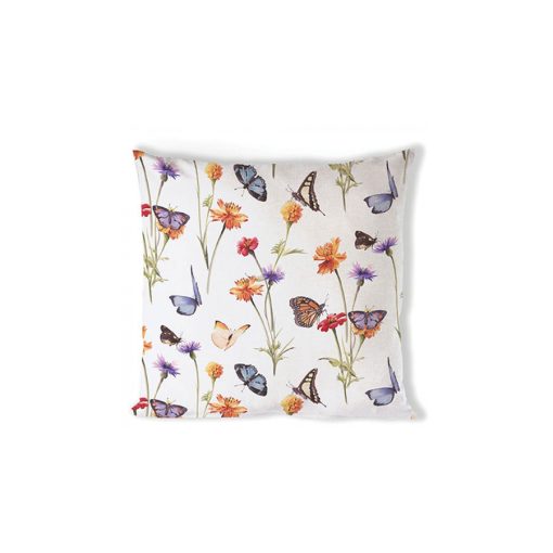 Butterfly garden white párnahuzat 40x40cm, 100% pamut – Ambiente