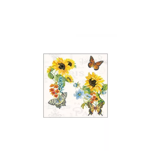 Charming sunflowers papírszalvéta 25x25cm, 20db-os – Ambiente