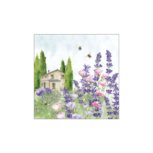 Lavender meadow papírszalvéta 33x33cm, 20db-os – Ambiente