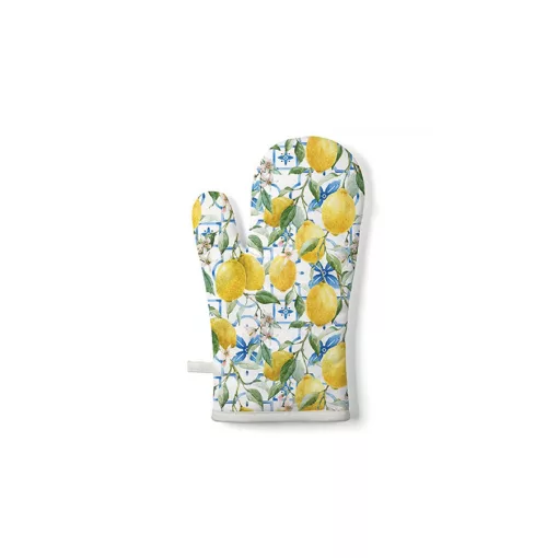 Mediterranean lemons edényfogó kesztyű 18x30cm, 100% pamut – Ambiente