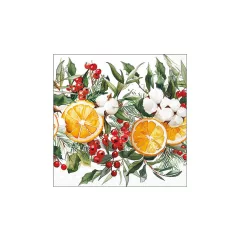Winter Oranges papírszalvéta 33x33cm, 20db-os – Ambiente