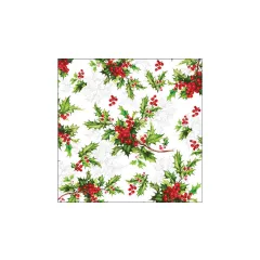 Ilexall over papírszalvéta 33x33cm, 20db-os – Ambiente