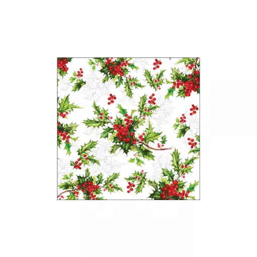 Ilexall over papírszalvéta 33x33cm, 20db-os – Ambiente