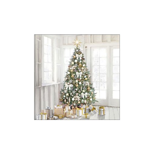 Modern Christmas Tree papírszalvéta 33x33cm, 20db-os – Ambiente