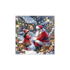   Talking to Santa papírszalvéta 33x33cm, 20db-os – Ambiente