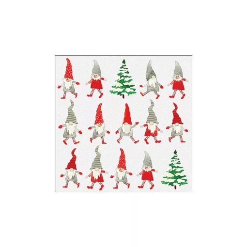 Dancing gnomes papírszalvéta 33x33cm, 20db-os – Ambiente