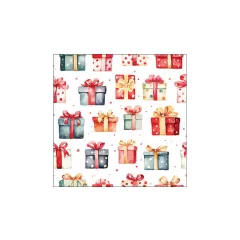 Gift boxes papírszalvéta 33x33cm, 20db-os – Ambiente