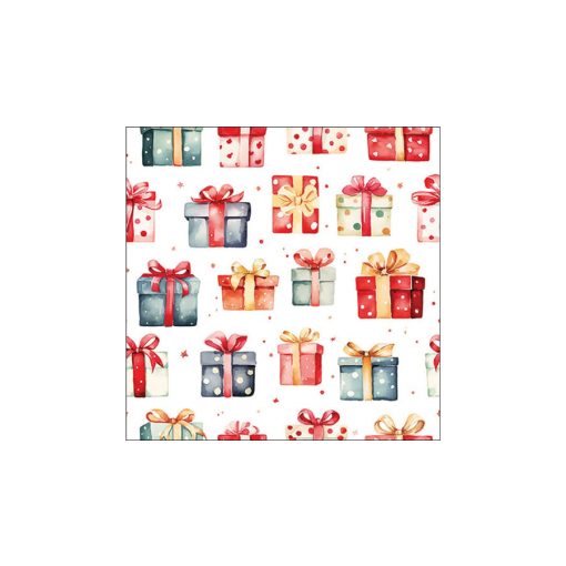 Gift boxes papírszalvéta 33x33cm, 20db-os – Ambiente