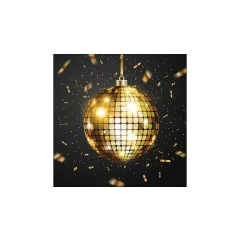 Disco ball papírszalvéta 33x33cm, 20db-os – Ambiente
