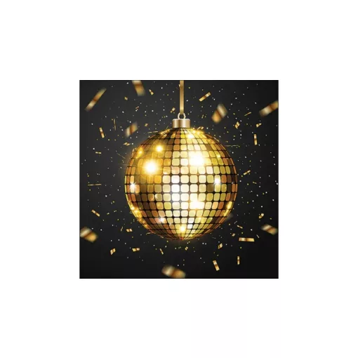 Disco ball papírszalvéta 33x33cm, 20db-os – Ambiente