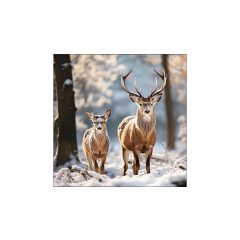   Deer in the forest papírszalvéta 33x33cm, 20db-os – Ambiente