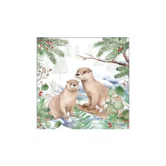 Otter papírszalvéta 33x33cm, 20db-os – Ambiente