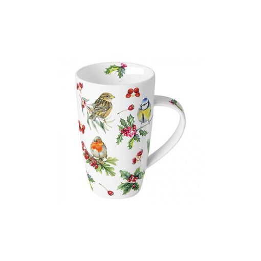 Birds in Winter porcelánbögre 0,6l – Ambiente