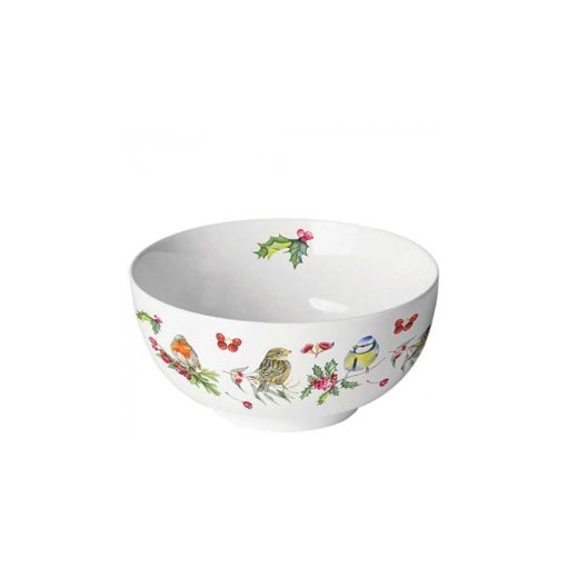 Birds in Winter porcelántál 6,5x14cm – Ambiente