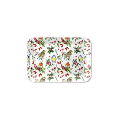 Birds in Winter műanyag nagytálca 33x47cm – Ambiente