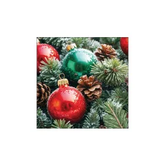 Frozen Baubles papírszalvéta 33x33cm, 20db-os – Ambiente
