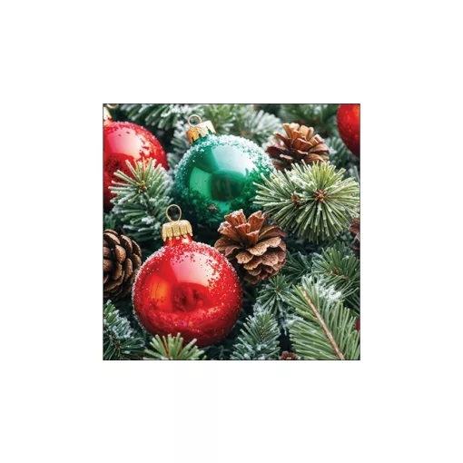 Frozen Baubles papírszalvéta 33x33cm, 20db-os – Ambiente