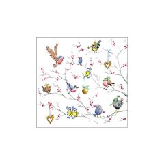 Birds on tree papírszalvéta 33x33cm, 20db-os – Ambiente