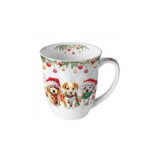 Funny cute puppies porcelánbögre 0,4l – Ambiente