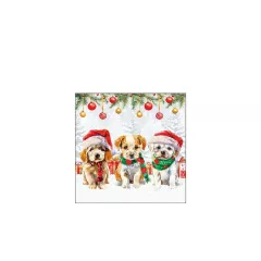   Funny cute puppies papírszalvéta 25x25cm, 20db-os – Ambiente