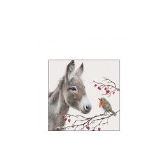   Donkey and robin papírszalvéta 25x25cm, 20db-os – Ambiente
