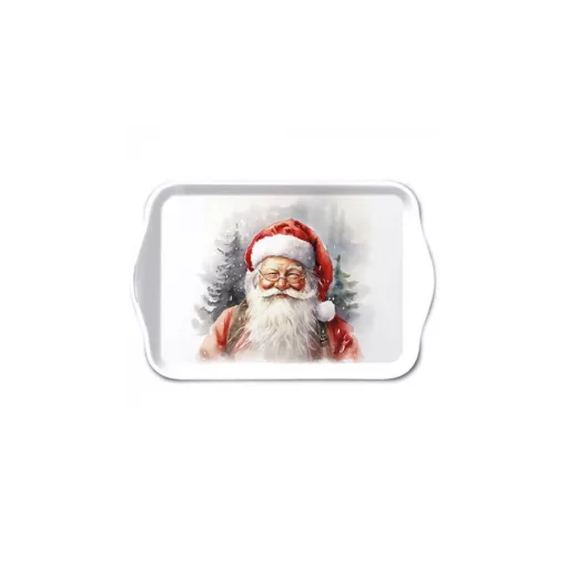 Happy Santa műanyag kistálca 13x21cm – Ambiente