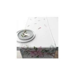   Pink poinsettia asztali futó 40x150cm, 100% pamut – Ambiente
