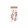 X-mas stockings white gyufa 6,5x11cm – Ambiente
