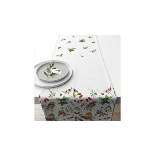Birds in Winter asztali futó 40x150cm, 100% pamut – Ambiente