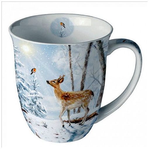 Ambiente Meeting in winterworld porcelánbögre 0,4l