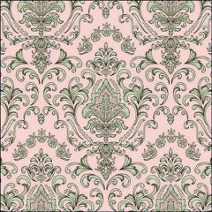   Ambiente Baroque ornament salmon papírszalvéta 33x33cm, 20db-os