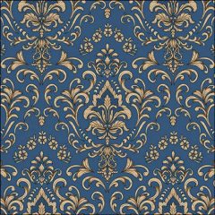   Ambiente Baroque ornament blue papírszalvéta 33x33cm, 20db-os