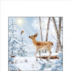   Ambiente Meeting in winterworld papírszalvéta 25x25cm, 20db-os