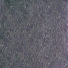   Elegance Aubergine dombornyomott papírszalvéta 33x33cm, 15db-os