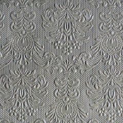   Elegance taupe dombornyomott papírszalvéta 25x25cm, 15db-os
