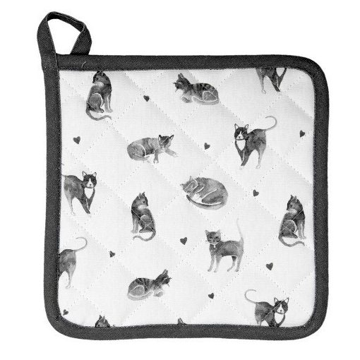 Edényalátét 20x20cm pamut, Cats