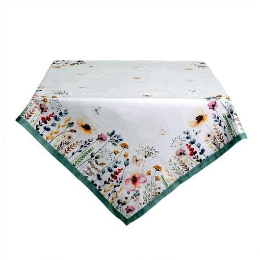 Asztalterítő 100x100cm, 100% pamut,Flowerbomb