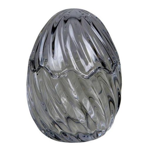 Üveg tojásbonbonier 9x12cm
