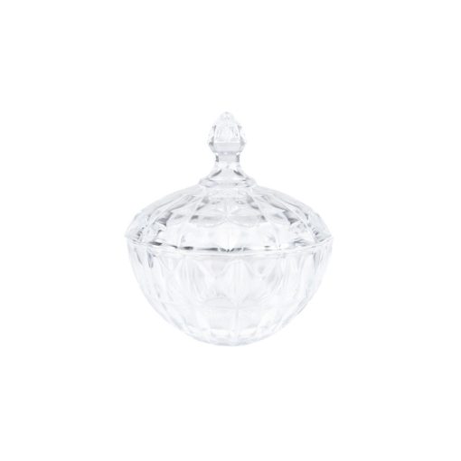 Üveg bonbonier tálka,16x19cm – Clayre-Eef
