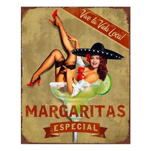 Fém falikép 20x1x25cm, Margaritas Especial