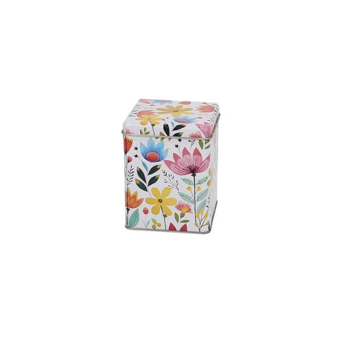 Fémdoboz 60x60x80mm, 50g, Flowers – The Box
