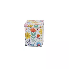 Fémdoboz,88x88x113mm, 200g, Flowers – The Box
