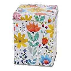 Fémdoboz,88x88x113mm, 200g, Flowers – The Box