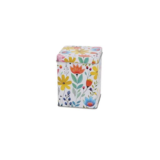 Fémdoboz,88x88x113mm, 200g, Flowers – The Box
