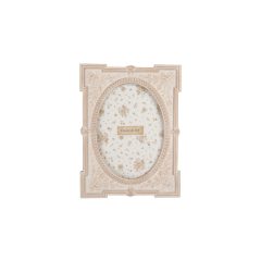   Antik pink rózsás képkeret 17x2x23/13x18cm, műanyag – Clayre-Eef