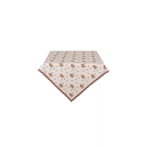 Asztalterítő 100x100cm, 100% pamut, Classic Gingerbread Magic – Clayre-Eef