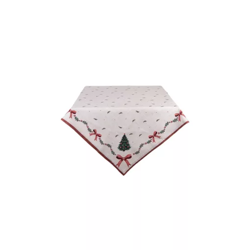Asztalterítő 100x100cm, 100% pamut, Traditional Christmas Harmony – Clayre-Eef